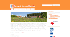 Desktop Screenshot of barevnedomky.cz